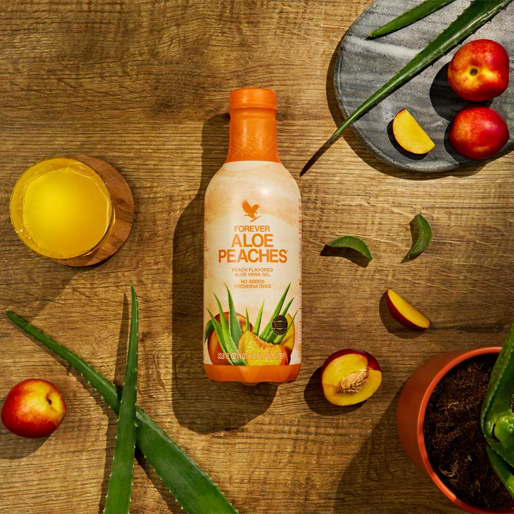 Forever Aloe Peaches 1L